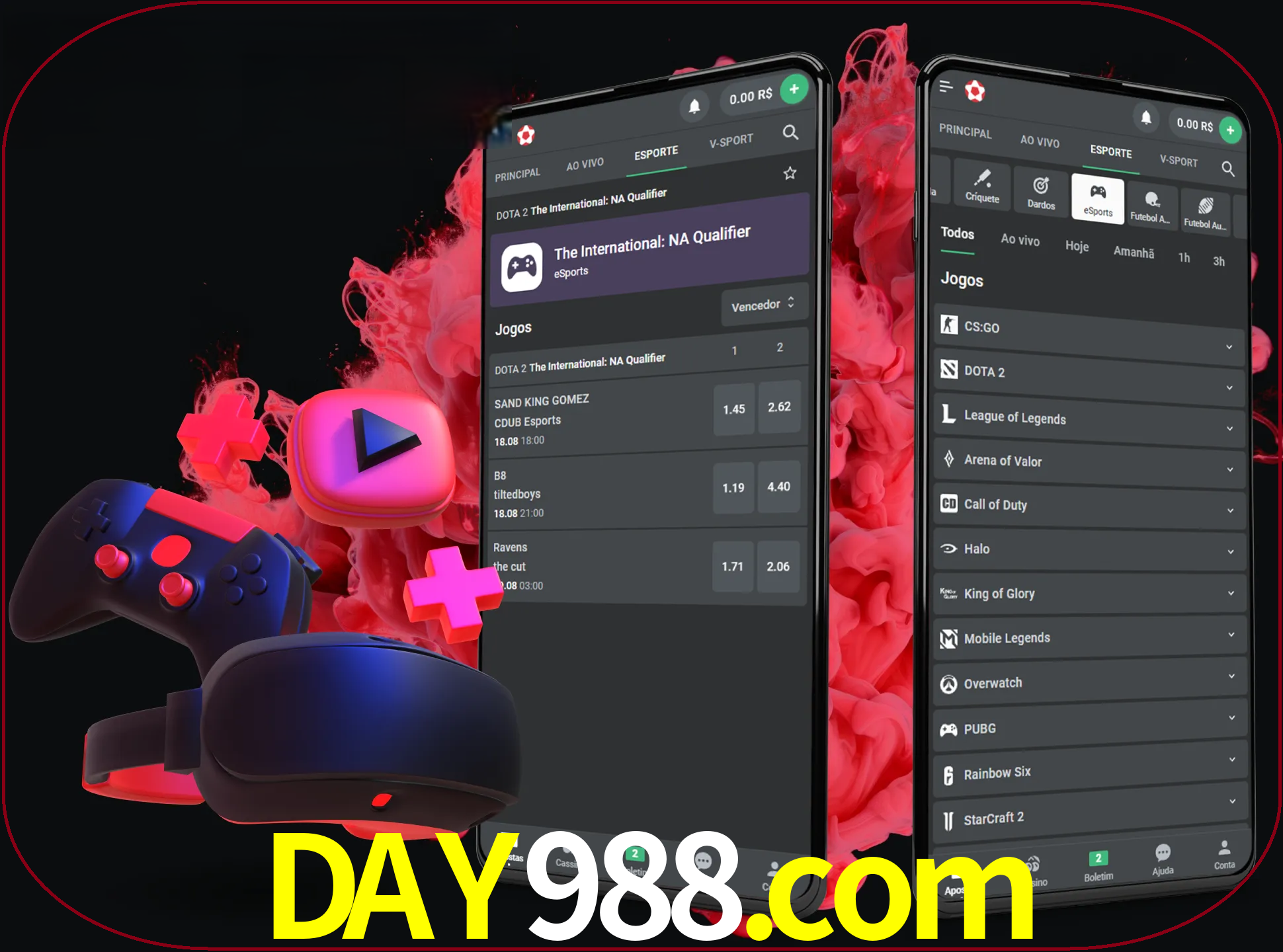 Para ter a aplicação móvel day988 no seu smartphone, basta descarregar o ficheiro apk e seguir as instruções.