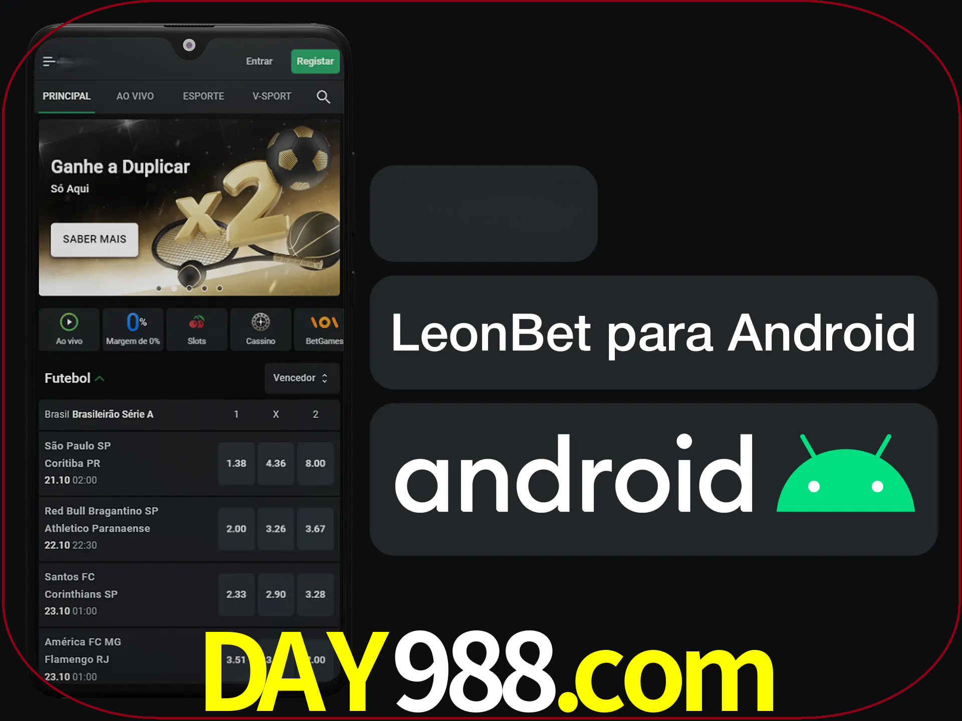 Adquira sua versão poket de LeonBet.