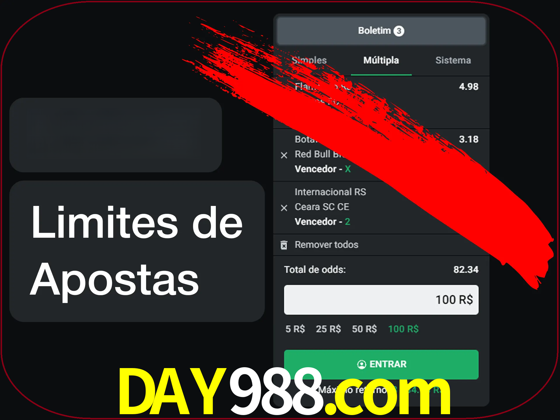 Não faça apostas loucas.